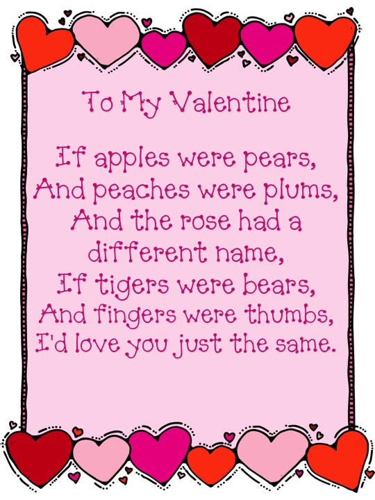 February Poem Classroom Freebies