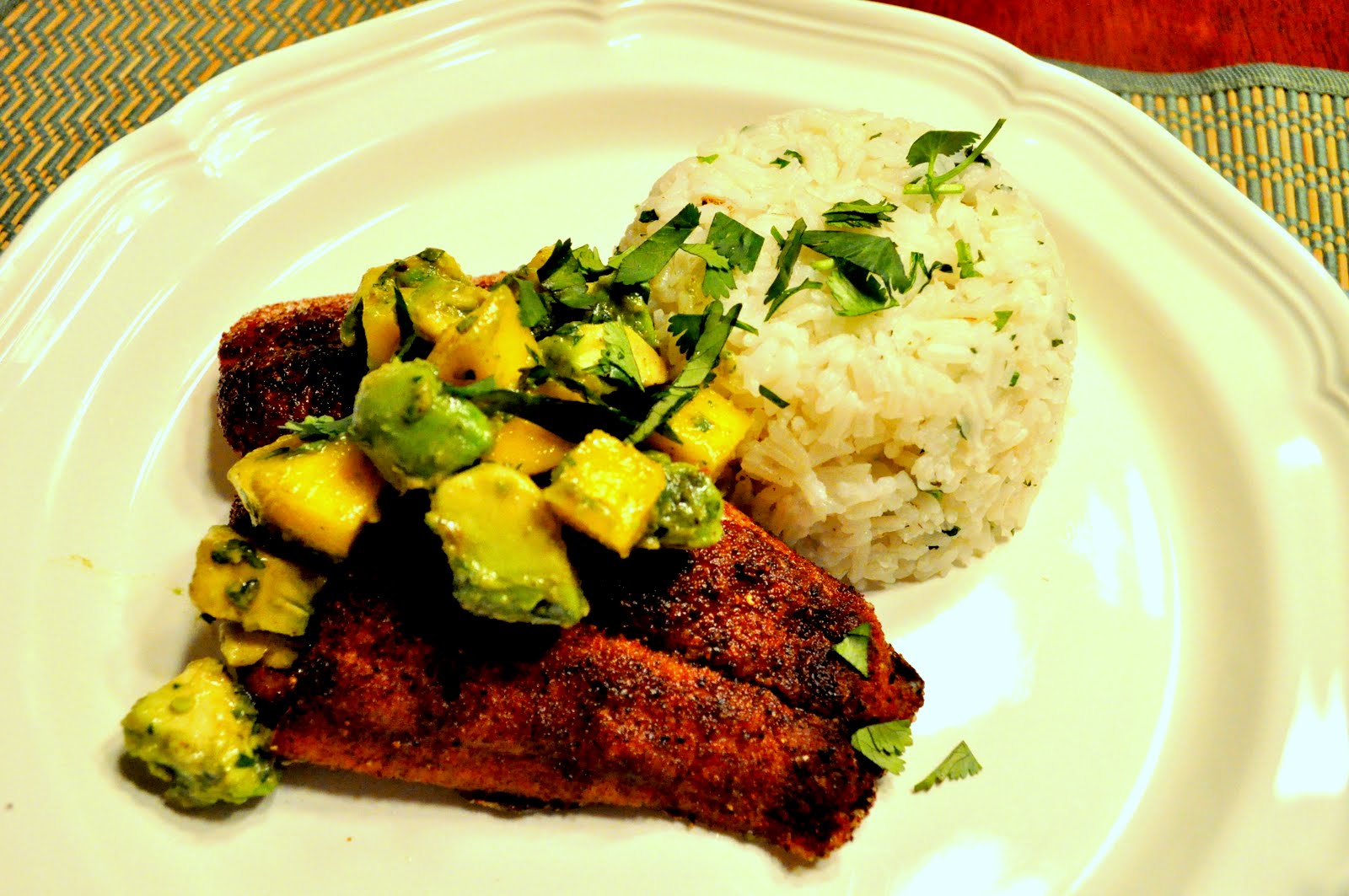 Dinner Bells Blackened Mahi Mahi