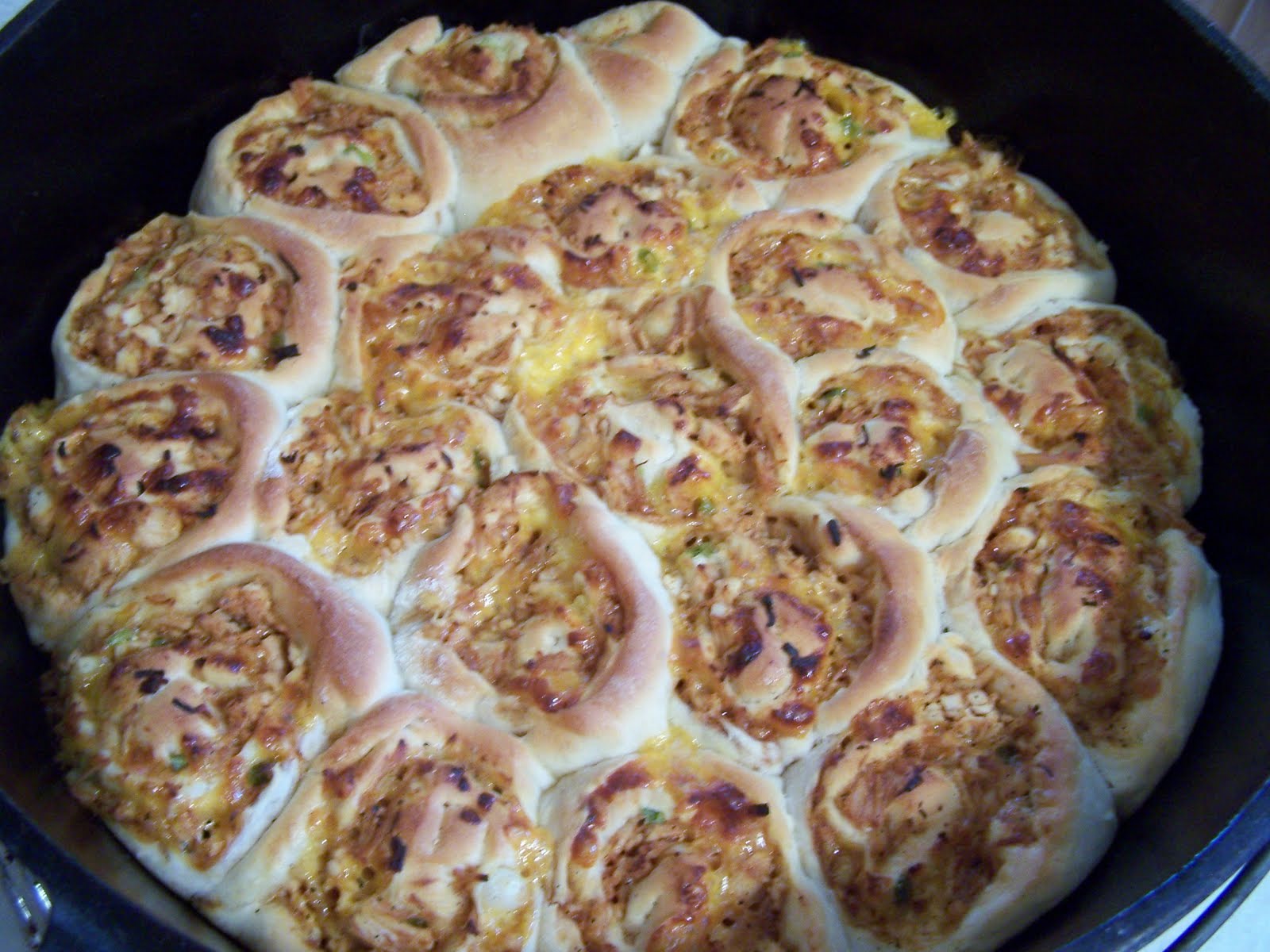 Dutch Oven Madness! BBQ Ranch Chicken Rolls