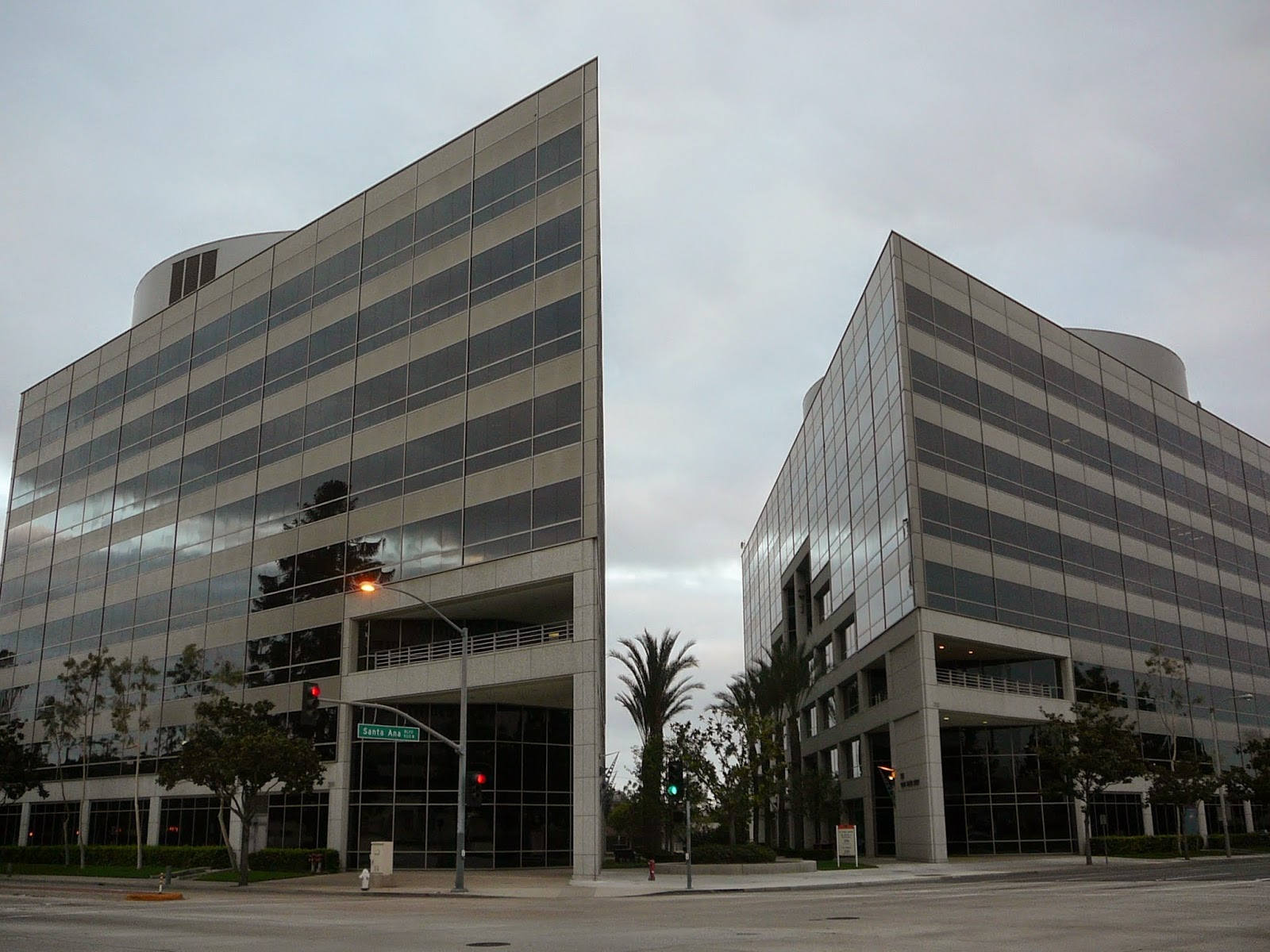 Orange County Structure Halls of Justice in Downtown Santa Ana