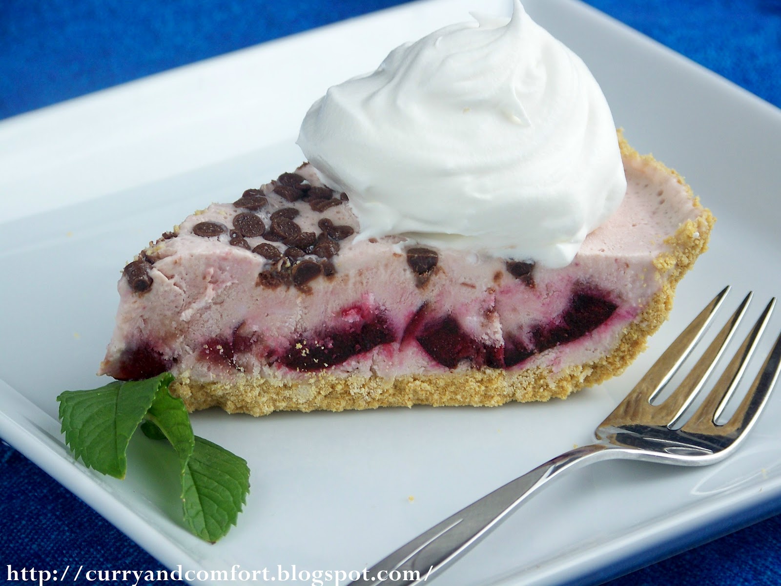 Kitchen Simmer Cherry Cheesecake Ice Cream Pie