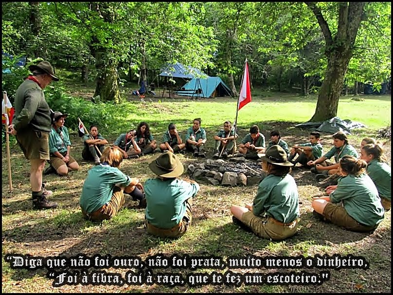 O "Velho Escoteiro" e suas historias