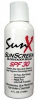 SunX SPF 30+ Lotion Bottle
