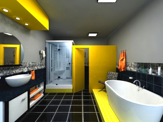 Diseñar Baños modernos y Coloridos - ArQuitexs