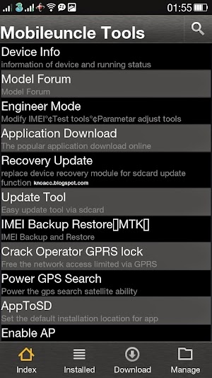 Menu Mobile Uncle Tool Menu Mobile Uncle Tool