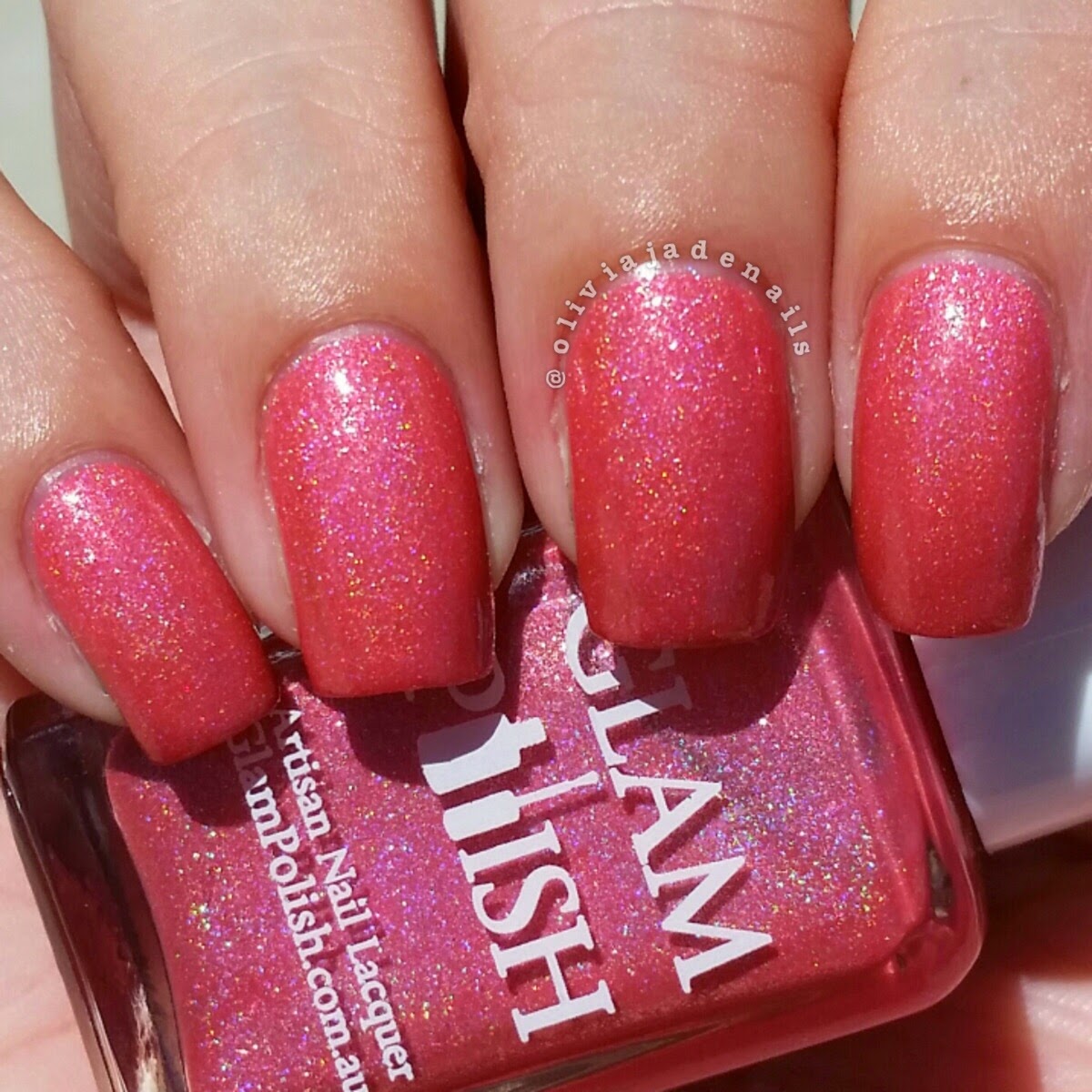 Glam Polish New Girl In Town swatched by Olivia Jade Nails