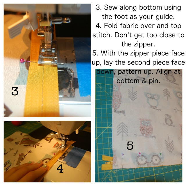 The Tangerine Simple & Cute Zippered Throw Pillow Tutorial