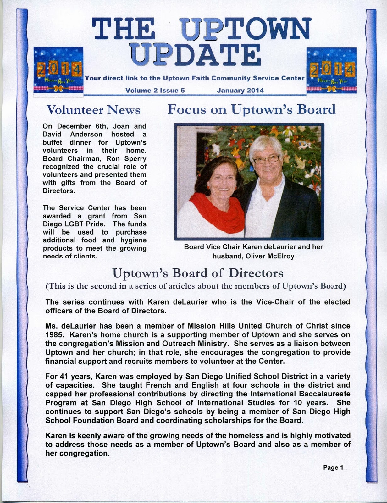 Mid City Christian Uptown News Winter 2014