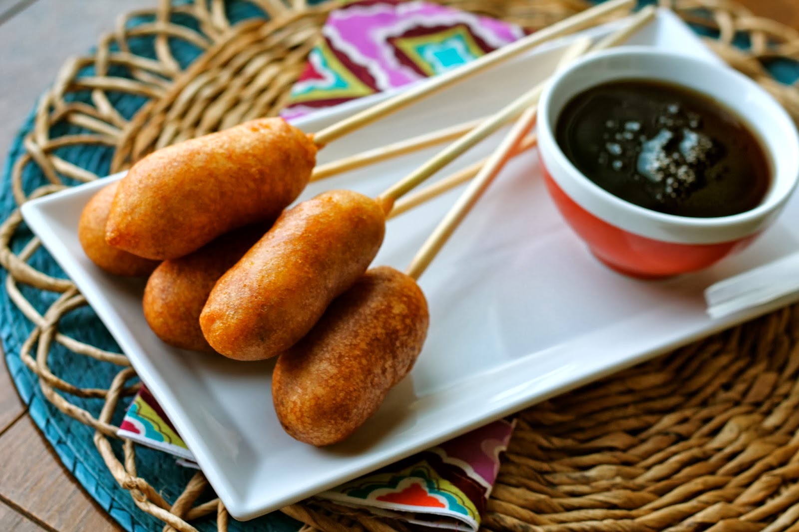 Mrs. Schwartz's Kitchen Pigs in a Blanket on a Stick