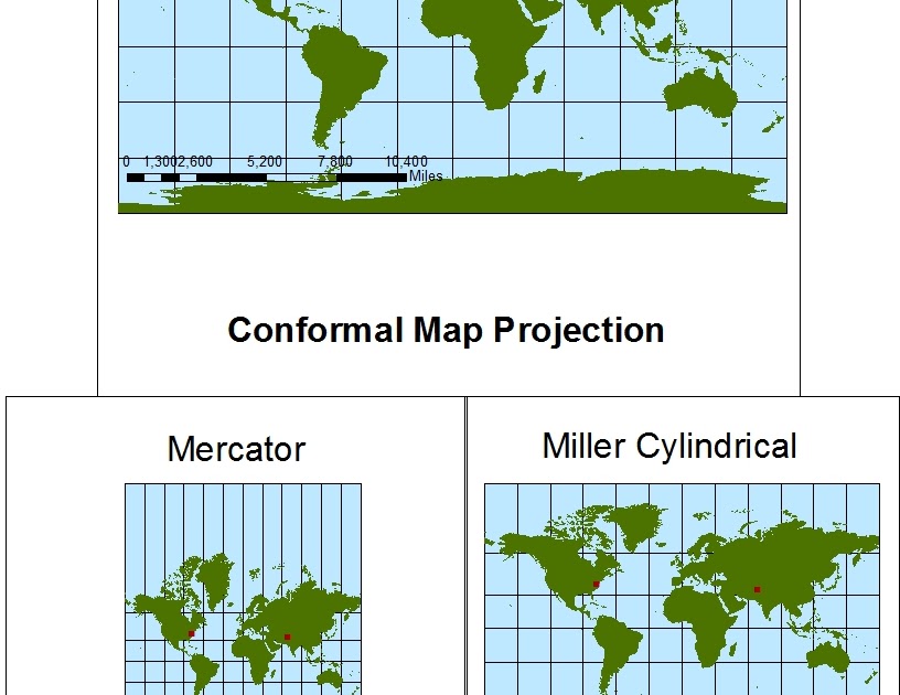 Outwater Mapping Services Conformal, EqualArea, and Equidistant Map