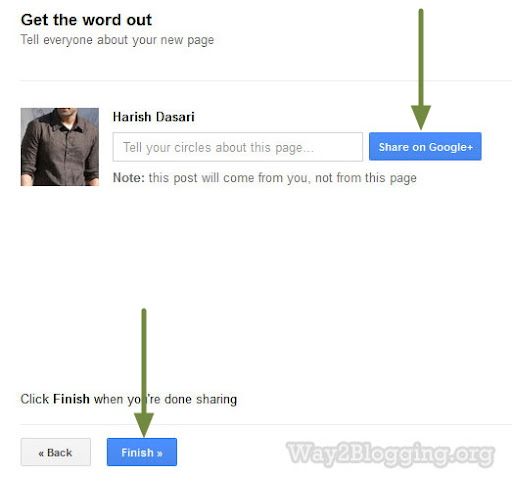 How to Create Google+ (Plus) Fan Page for Your Blog