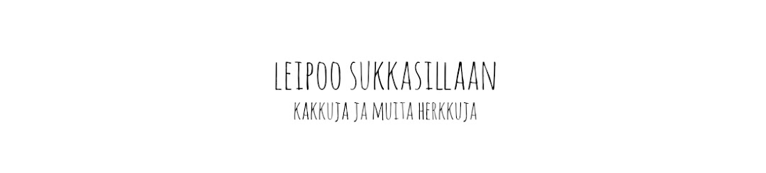 Leipoo sukkasillaan