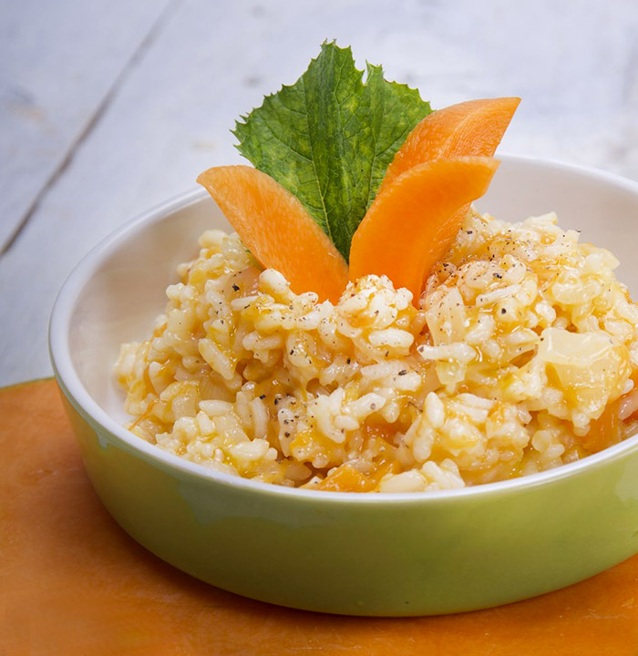 Katrinshine Risotto with zucchini flowers and saffron Risotto con fiori di zucca