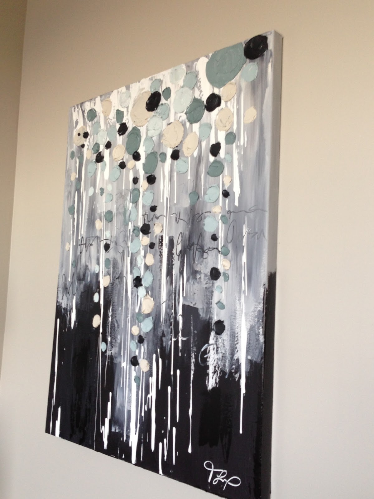 Palette Knife Paintings Abstract Modern Thick Impasto Palette Knife Painting