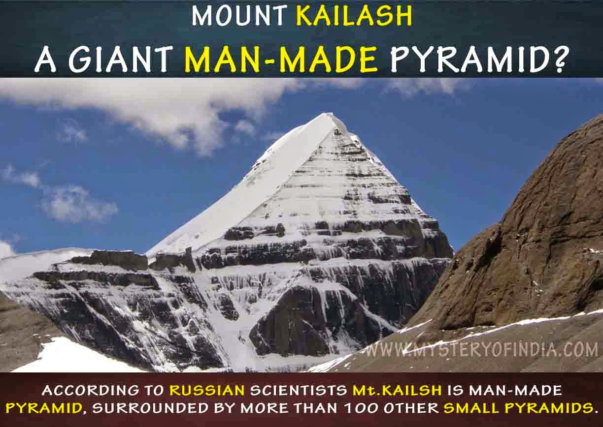 Mount kailash is giant man made Pyramid