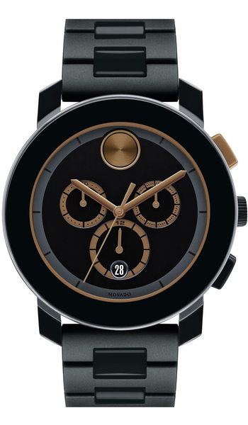 Movado 'Bold' Chronograph Bracelet Watch, 44mm