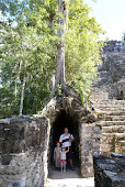In oude Maya tunnel