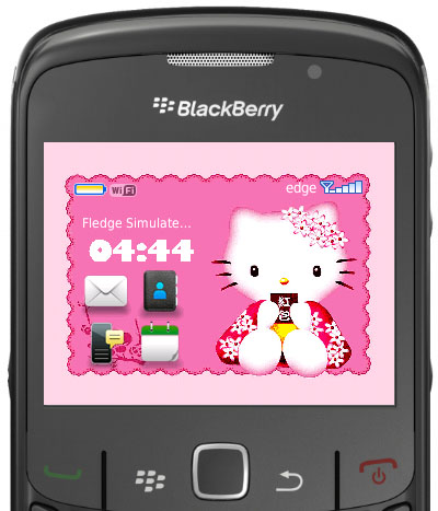 รวม Hello Kitty Theme For Curve 8520 - Siam Black Berry