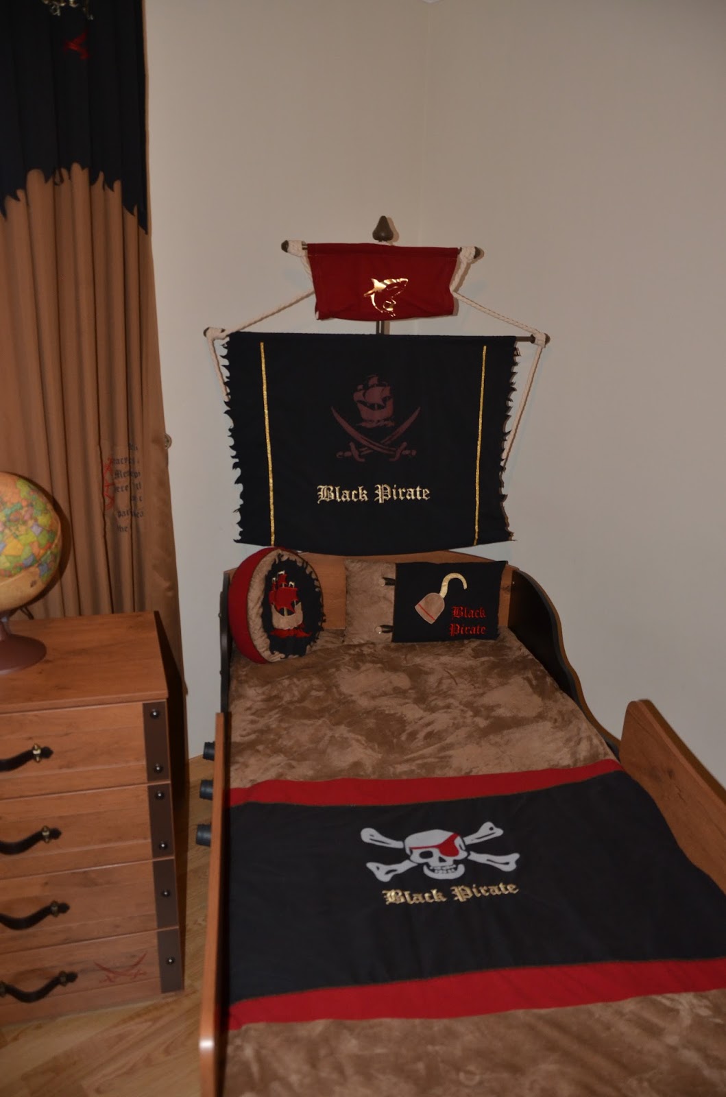 Pinar Yargici Cihangir In Korsan Temali Cocuk Odasi Yerlesim Asamalari