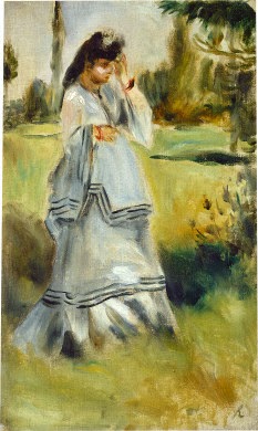 Женщина в парке 1866