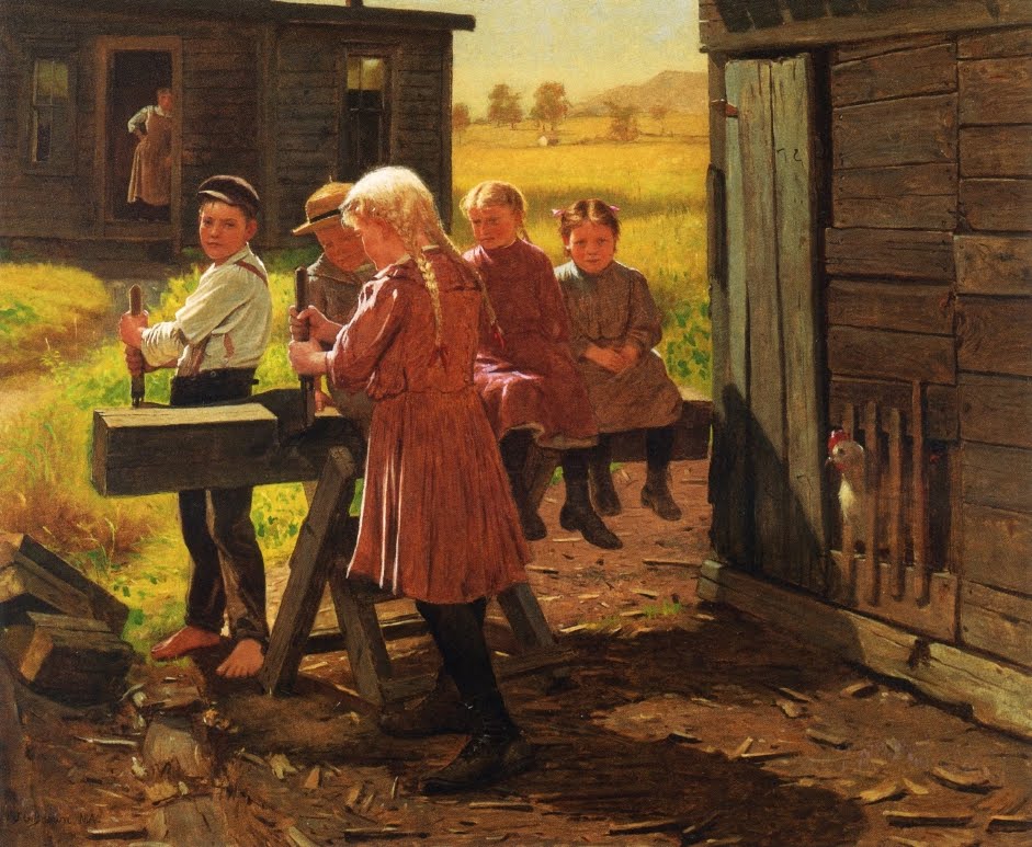 19th century American Paintings: John George Brown, ctd
