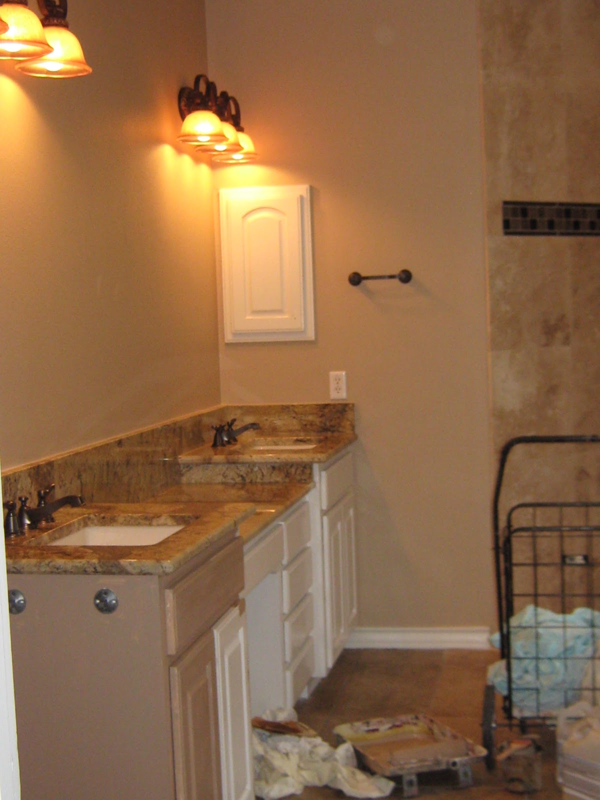 LYNDA BERGMAN DECORATIVE ARTISAN SPECIAL FINISH PAINTING WHITE