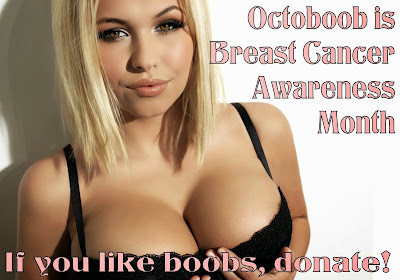 Octoboob is Breast Cancer Awareness month