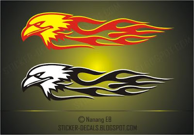 Auto Fire Eagle Decals