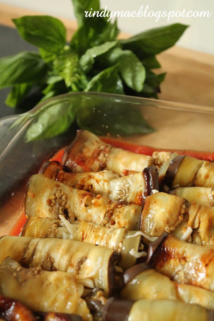 Rindy Mae Eggplant Rollatini