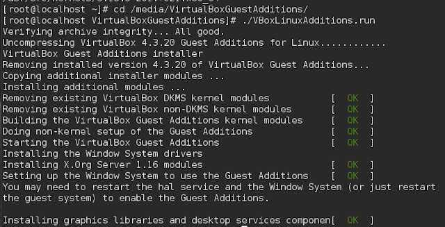 Instalar Guest Additions para Fedora 21 en VirtualBox