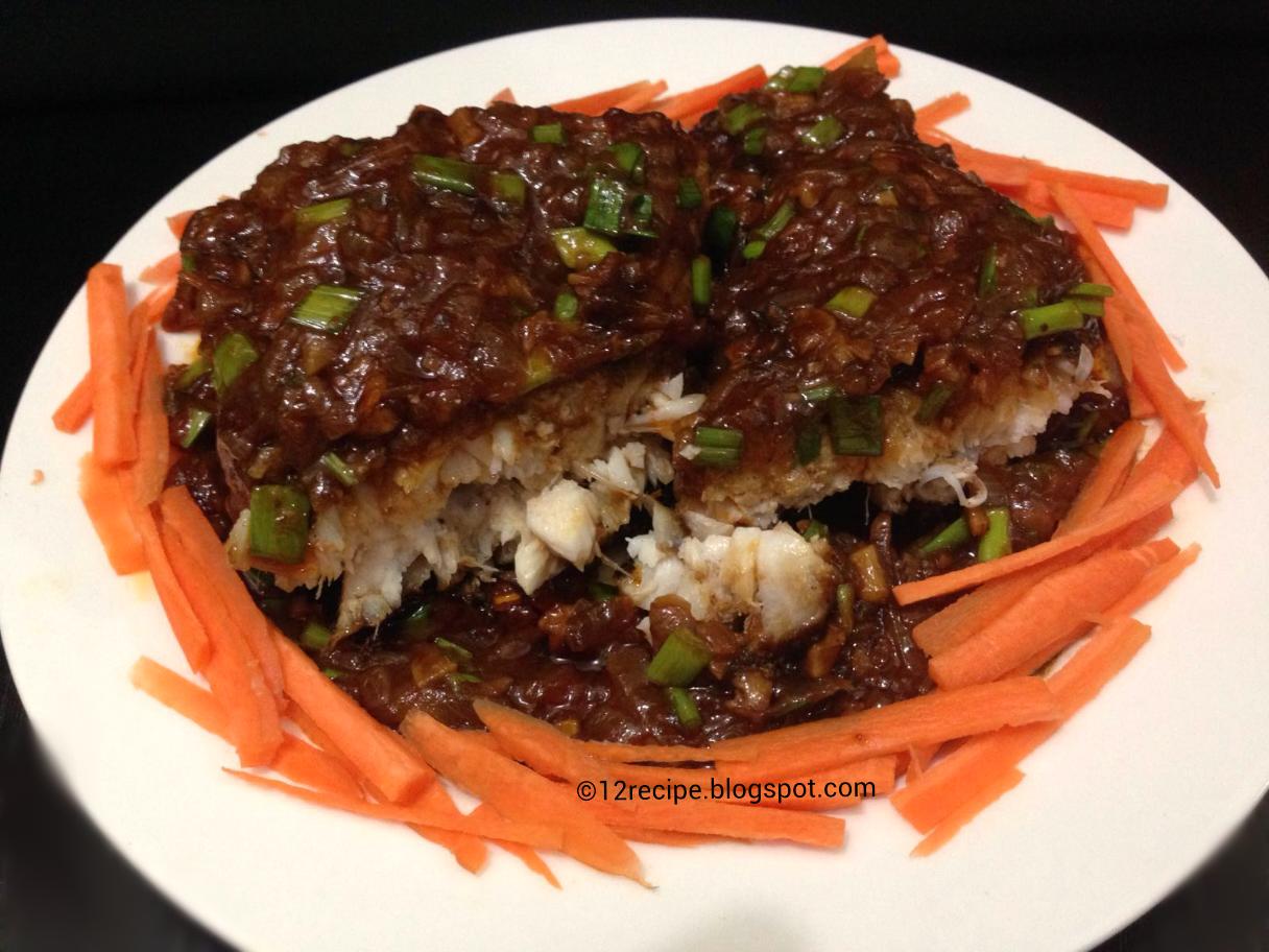 Fried Fish in Onion and Tomato Sauce Recipe Book