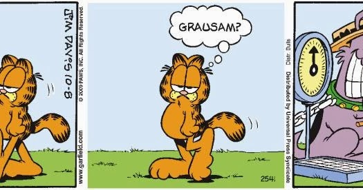 Garfield grausamer Hund
