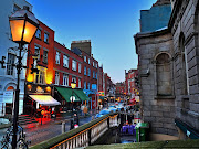 Of course you can't go to Dublin and not visit Temple Bar. (dublin city streets)