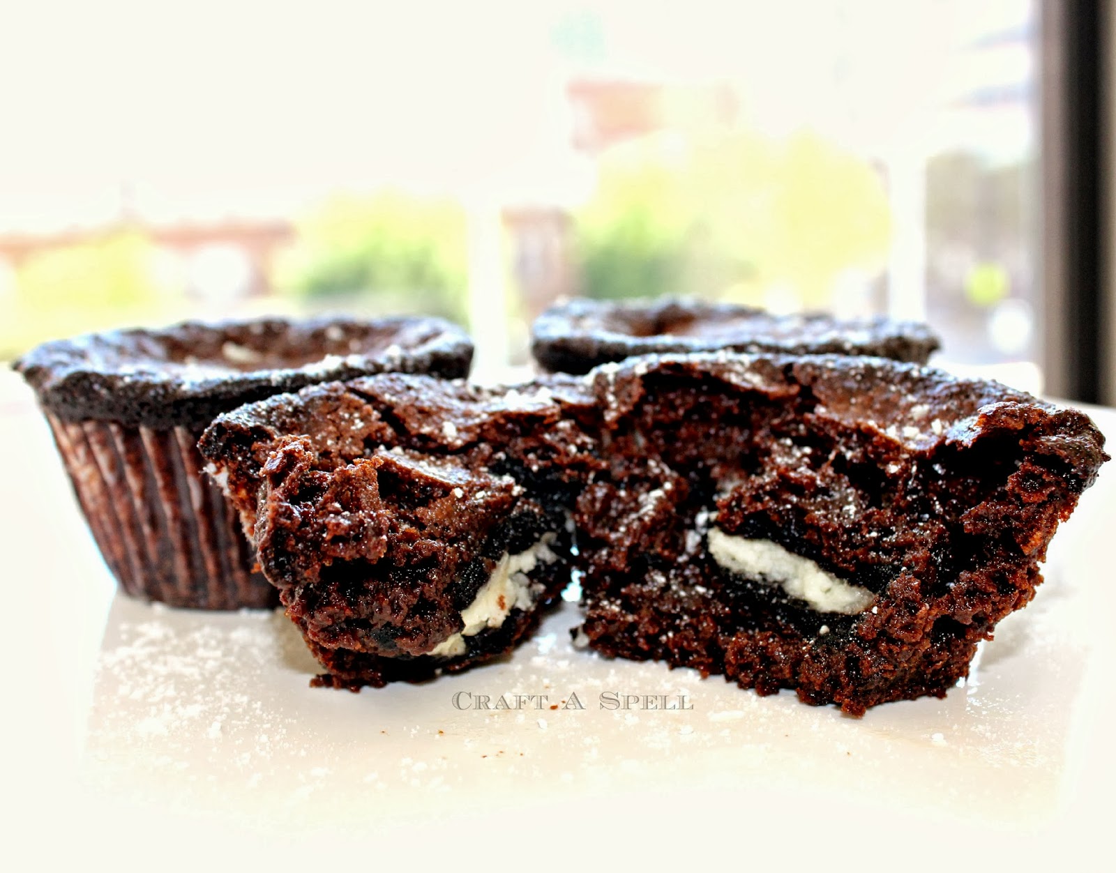 Craft A Spell Oreo Stuffed Brownie Cups