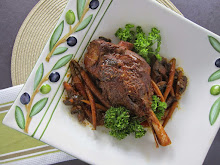 Lamb Shanks Vin Rouge with Spring Carrots