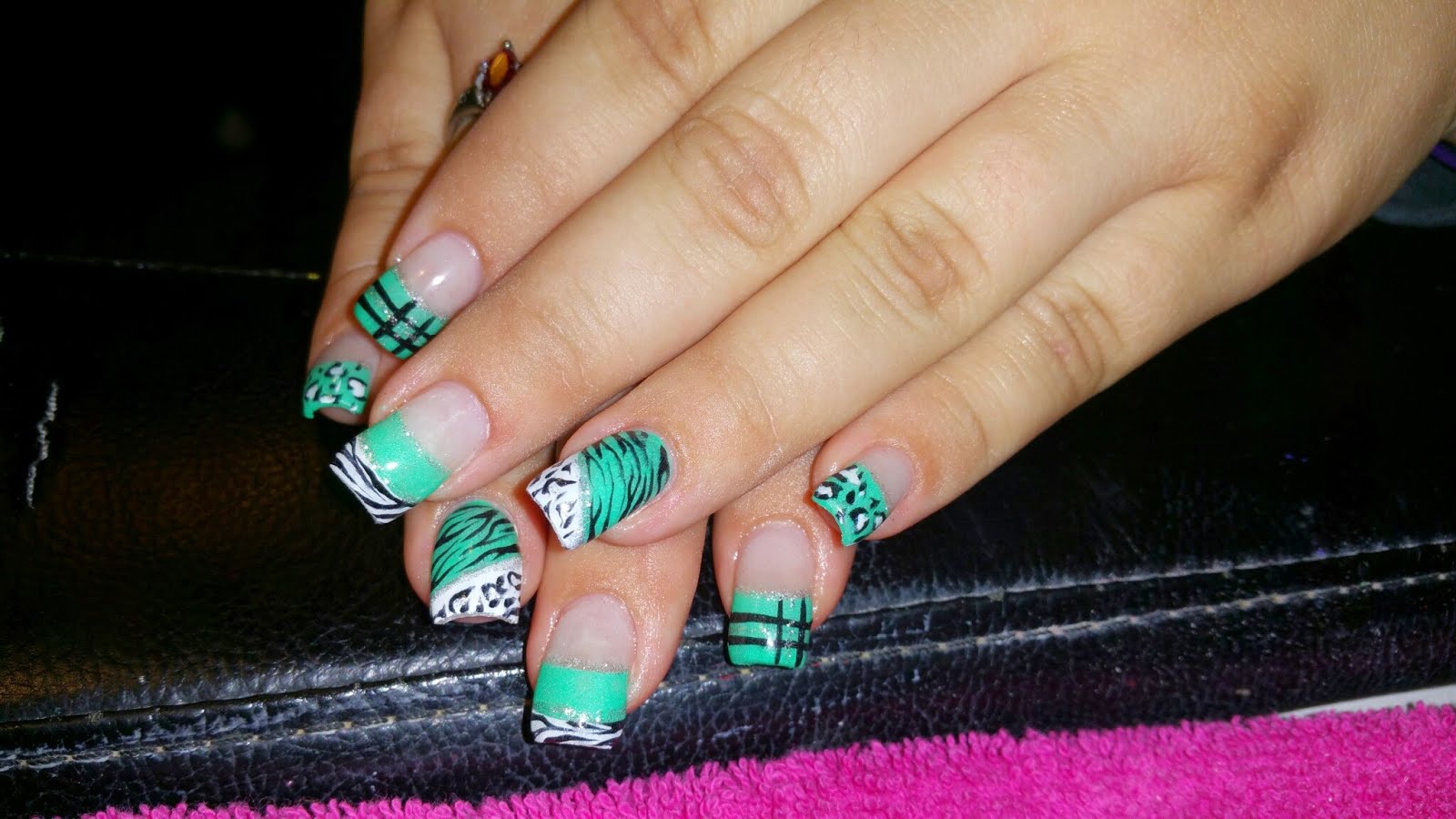 Hand Painted Nail Art