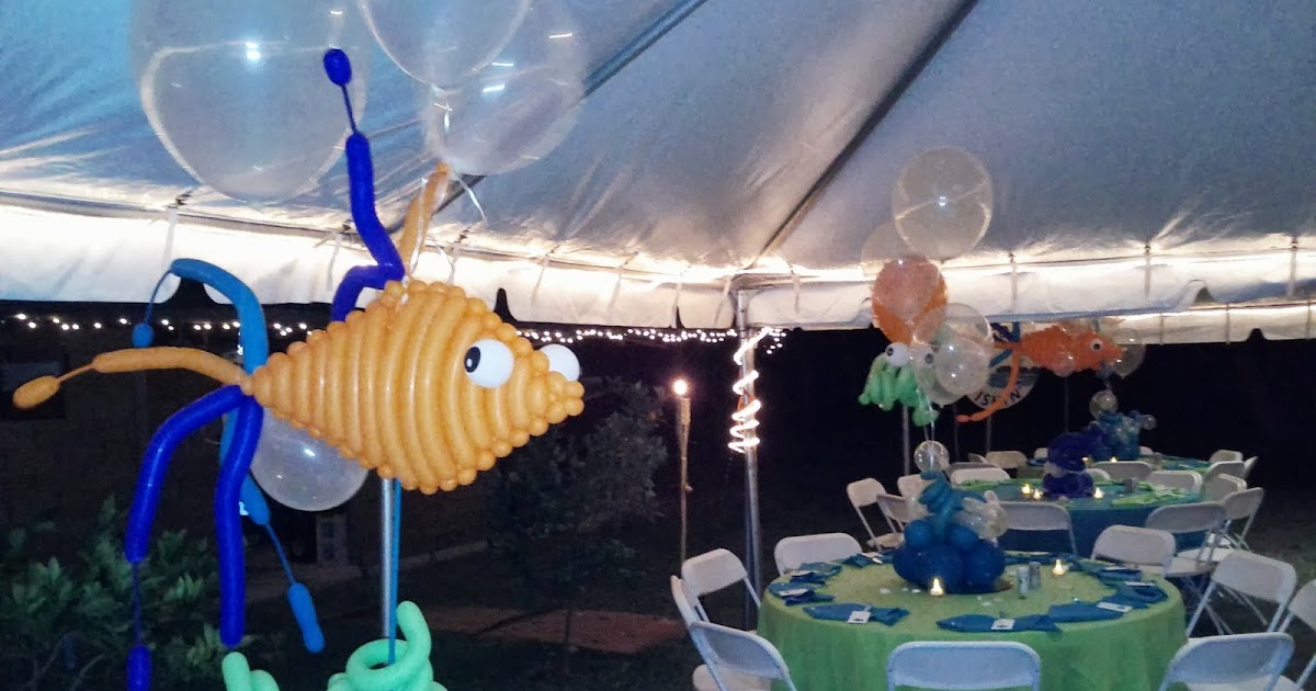 DreamARK Events Blog Under The Ocean Themed Event. Outdoor party tent