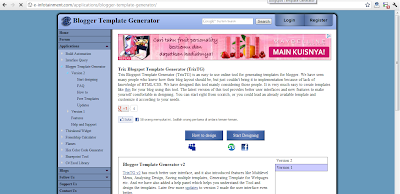 Trix Blogspot Template Generator