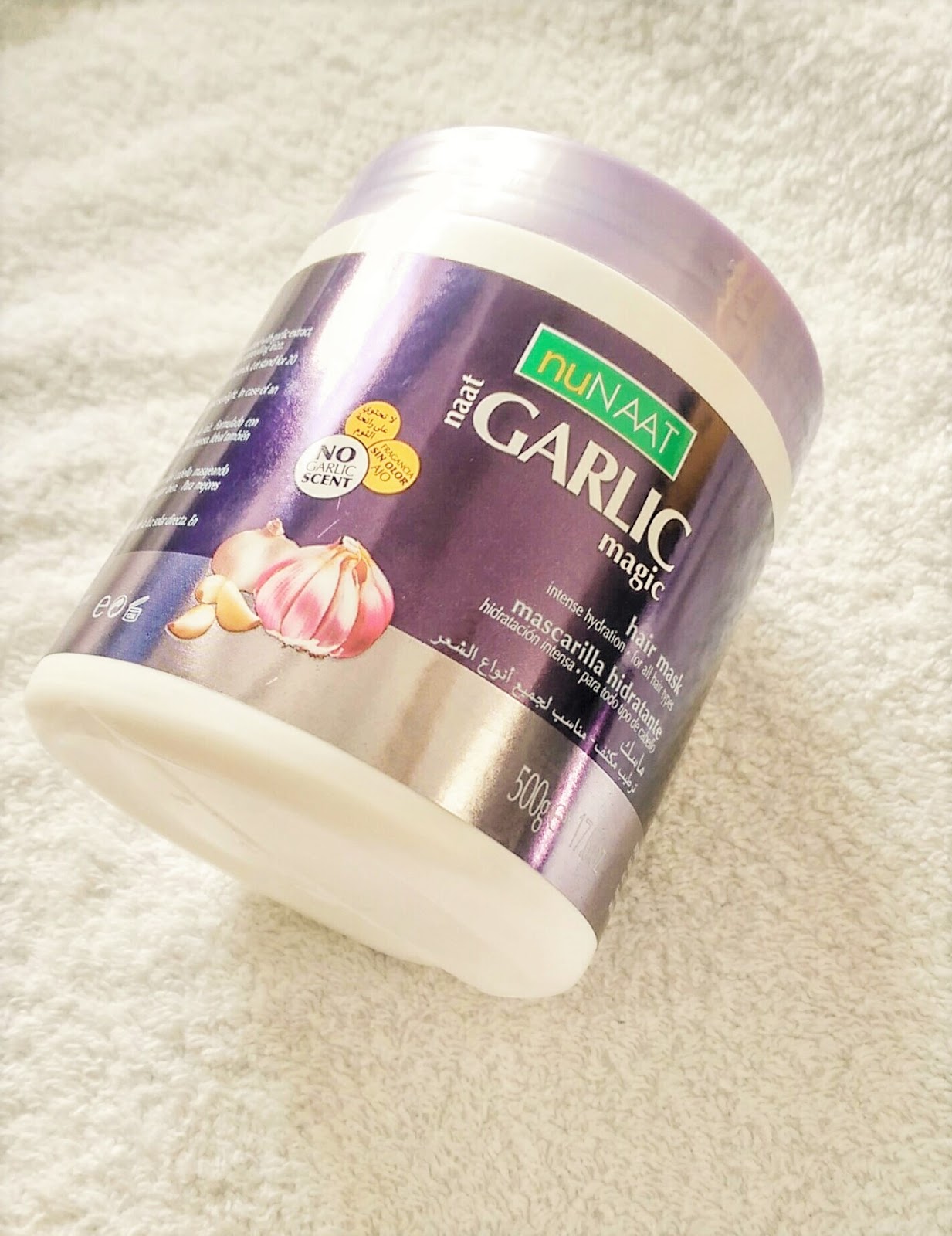 NuNaat Garlic Magic Hair Mask & Conditioner Review Natures Natural Hair