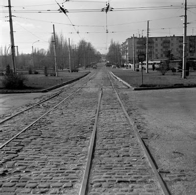 Трамвайные пути через пл. Куйбышева в Симферополе