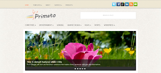 Primato Blogger Template is a Wp To Blogger Converted Blogger Template