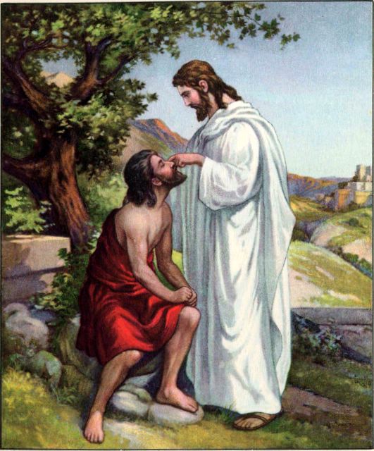 Jesus And The Blind Man
