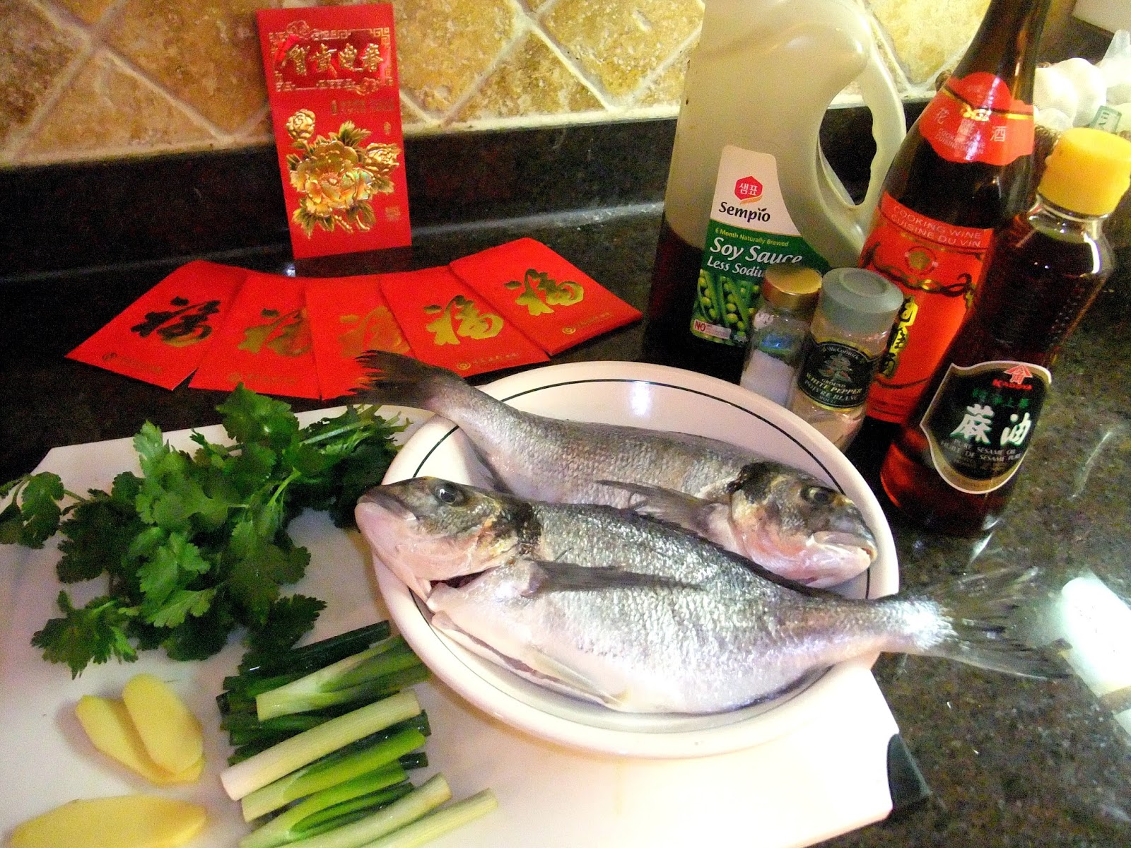 Susan's Savour-It!: Chinese New Year: Steamed Whole Fish with Ginger