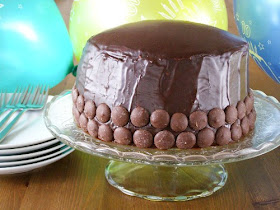 10 layer chocolate orange truffle cake