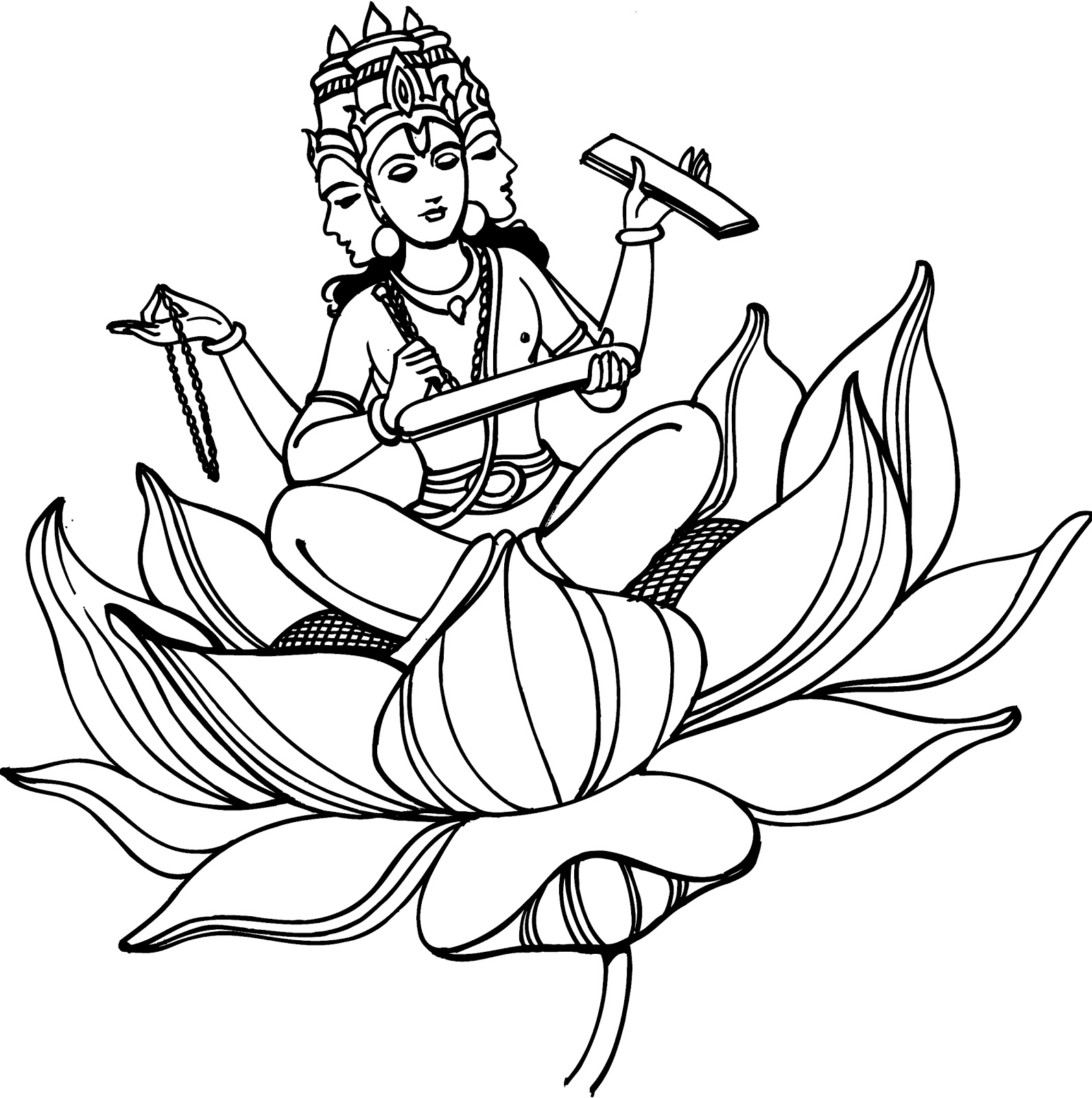 ALL-IN-ONE WALLPAPERS: Pencil Drawings Hindu Gods Wallpapers