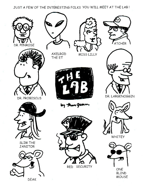 The Lab Characters by Thom Green