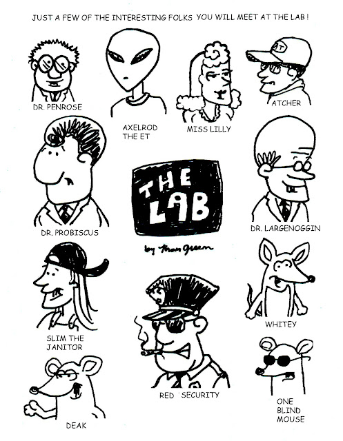 The Lab by Thom Green The Lab Characters by Thom Green