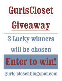 GurlsCloset Giveaway