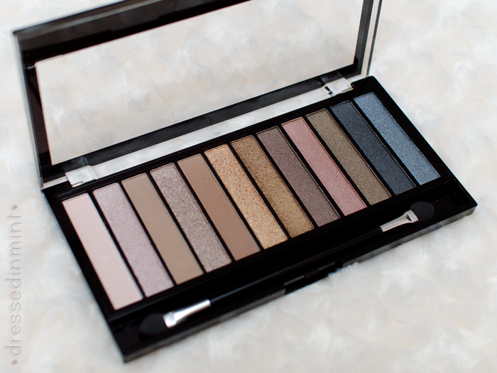 Dressed in mint Makeup Revolution ICONIC 1 step by step + swatche