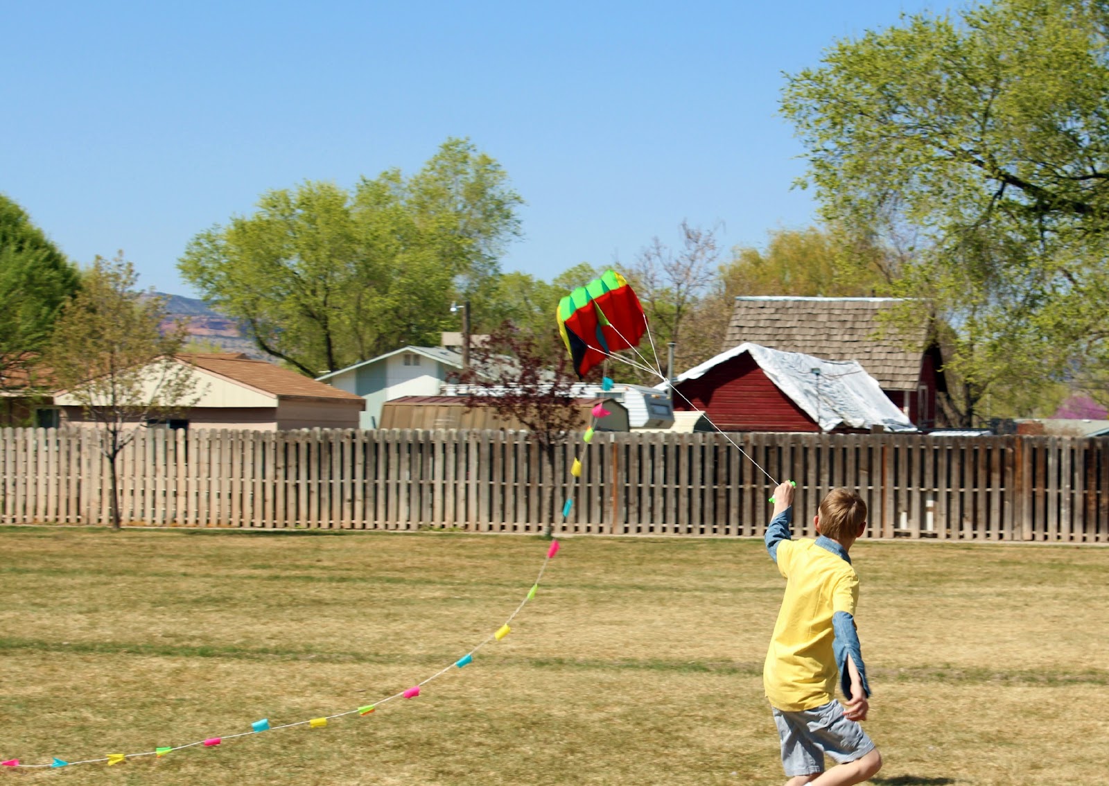 Moore Minutes Captured Moments of Easter Sunday, Flyin' Kites at the Park